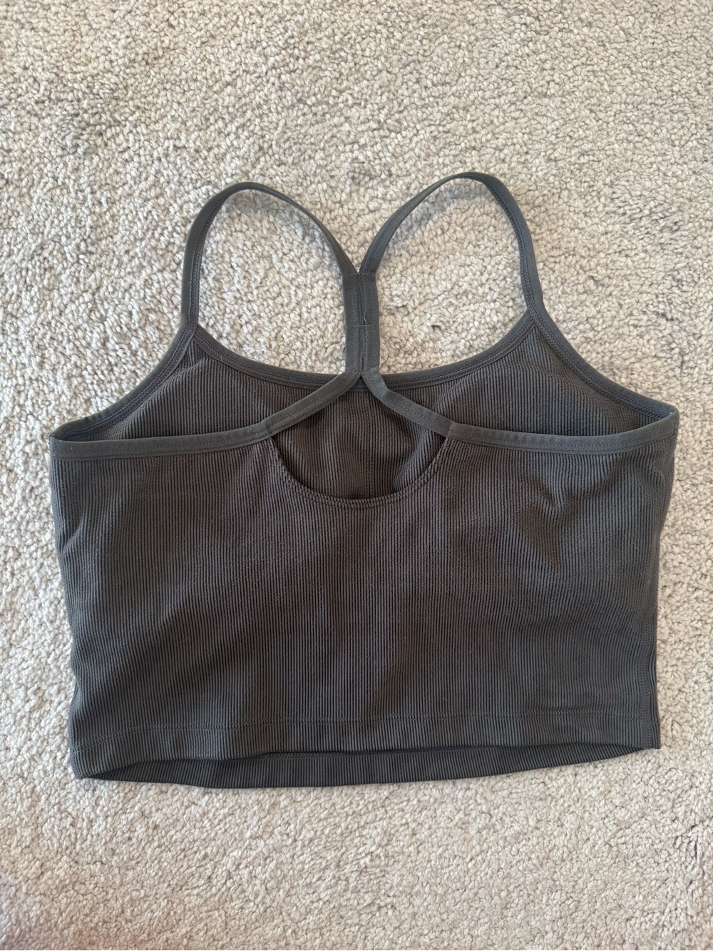 Flag Nor Fail Ribbed Tank - Gray - Picture 3 of 4